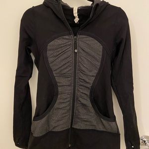 Lululemon Ruched Zip Up